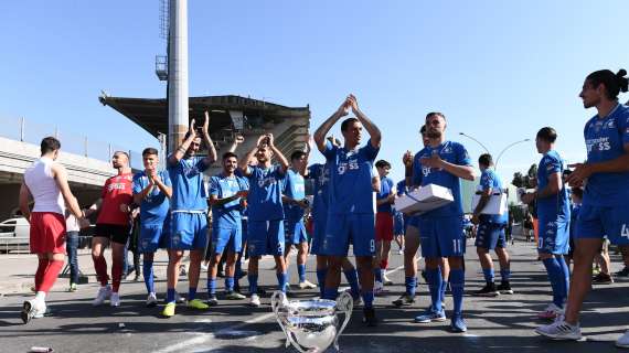 Comunicato Empoli: "Nel gruppo squadra c'è un caso di sospetta positività al Covid-19"