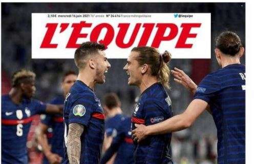 L'apertura de L'Equipe sulla Francia: "Come nel 2018"