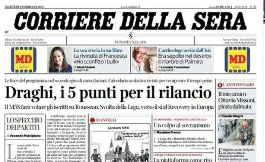 Il Corriere della Sera su Juventus-Inter: "La bella vale la finale"