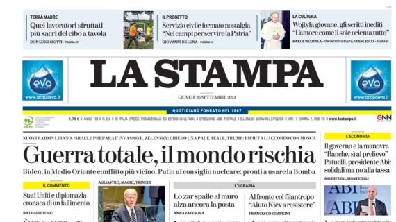 La Stampa: "Di Gregorio dalla Juve alla Nazionale: ha convinto il ct Spalletti"