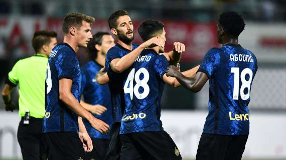 Inter, 8-0 nell'amichevole contro la Pergolettese: a segno Darmian, Satriano e Pinamonti