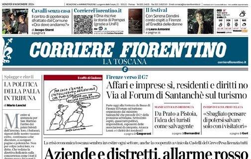 Il Corriere Fiorentino apre sul ko viola: "Il turn over non funziona contro l'Apoel Nicosia"