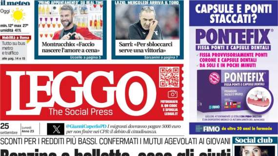 Leggo in prima pagina: "Big Rom c'è, ma alla Roma non basta". Solo pari col Torino