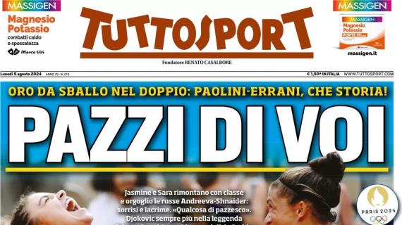 Tuttosport titola: "Chiesa per Frattesi! Si lavora a un clamoroso scambio tra Juve e Inter"