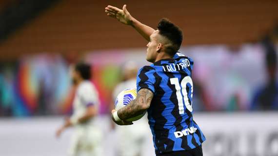 Lautaro Martinez entra e segna su assist di Sanchez. Benevento-Inter è sull'1-5