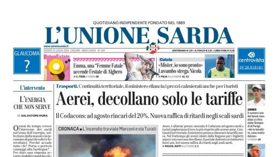 L'Unione Sarda apre su Luvumbo che strega Nicola: "Mister, io sono pronto"