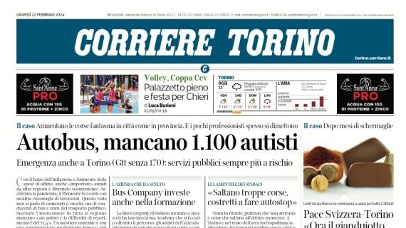 Il Corriere di Torino titola stamani: "Toro-Lazio, doppia sfida: ieri Magui, oggi Zapata"