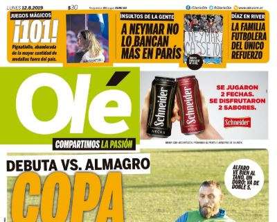 Boca Juniors, domani l'esordio di De Rossi. Olé: "Coppa Italia"