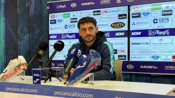 Pescara, Merola: "Siamo pronti per la Ternana, stupendo giocare in uno stadio così pieno"