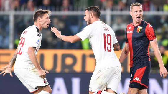 Genoa-Milan 1-2: il tabellino della gara
