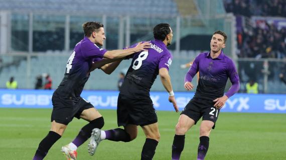 Primo tempo disastroso della Juventus al Franchi: la Fiorentina conduce 2-0 all'intervallo