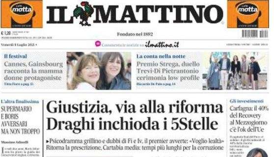Il Mattino: "La rivoluzione Spalletti: 'Io alleno, non motivo'"