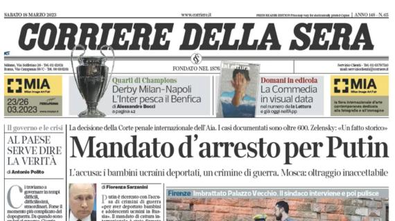 Corriere della Sera: "Italia approfittane: i sorteggi favoriscono finale con una nostra squadra"