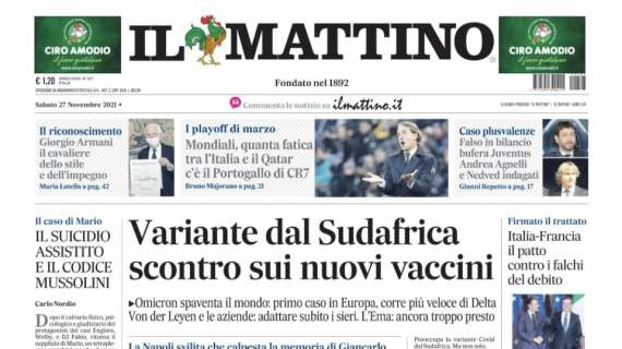 Il Mattino: "Falso in bilancio, bufera Juve: Andrea Agnelli e Nedved indagati"