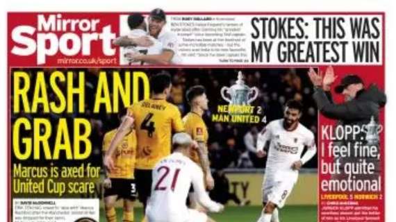 Le aperture inglesi - Rashford in crisi, vergogna ultras in FA Cup