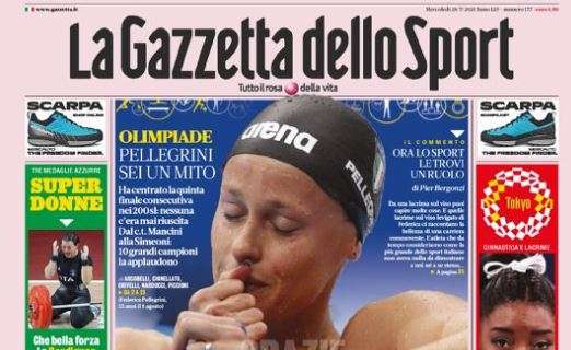 La Gazzetta dello Sport in prima pagina con le parole di Allegri: "Ronaldo, mi devi dare di più"