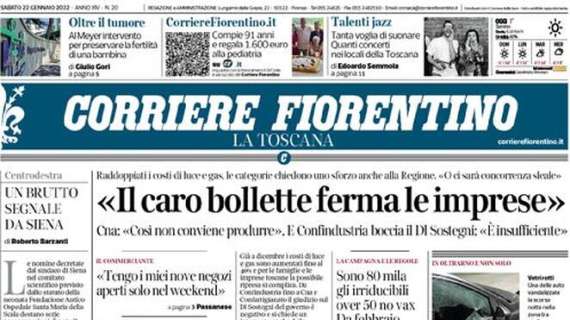 Corriere Fiorentino: "Vlahovic, la pressione della Juventus"