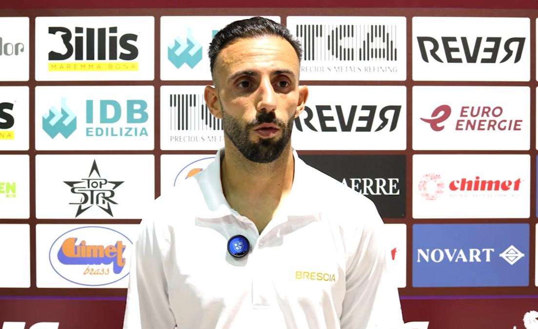 Di Marras dell'Union Brescia il primo gol di Serie C. Forse anche uno dei più belli della stagione