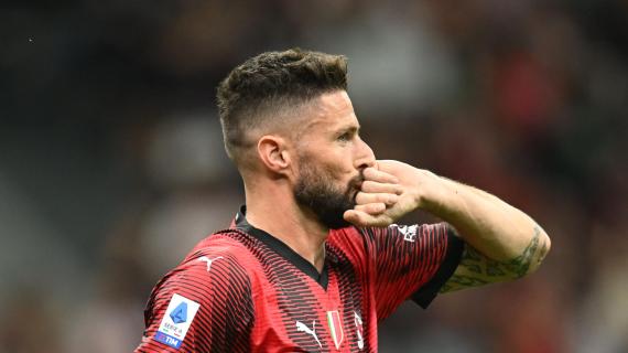 Milan, Giroud: "Per lo Scudetto ci sono 5-6 squadre ma siamo molto carichi"