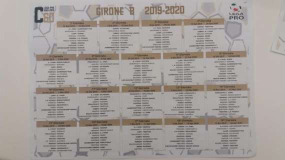 Fotonotizia - Il calendario completo del Girone B di Serie C