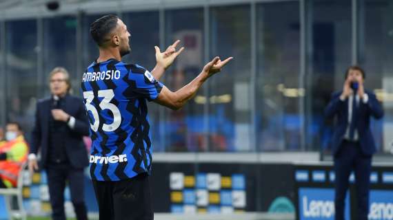 D'Ambrosio show: un gol salvato e uno fatto, è 1-0 Inter al 45' in casa Empoli