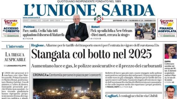 L'Unione Sarda: "Zappa nel mirino del Milan, domenica contro il "suo" Monza"