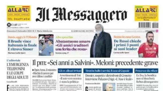 Il Messaggero sulla Roma: "De Rossi chiede i primi 3 punti ai suoi leader"