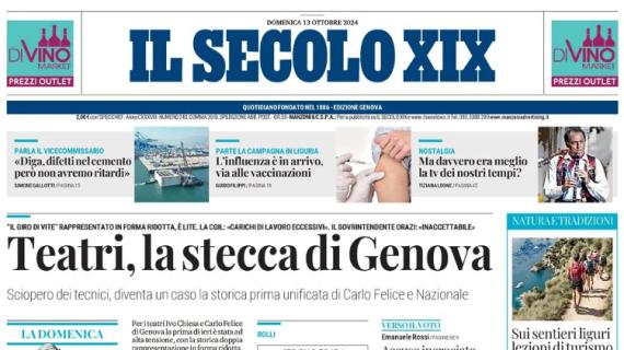 Il Secolo XIX titola: "Pereiro al Genoa, Gilardino spinge per Balotelli