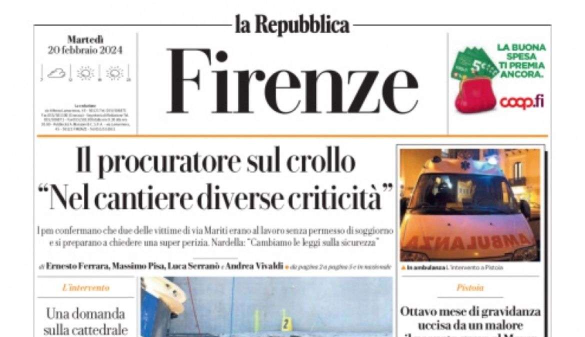 La Repubblica ed. Firenze: "Calendario senza respiro, si decide la stagione viola"