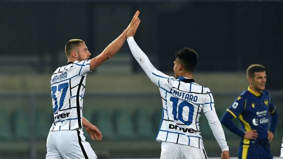 Hellas Verona-Inter 1-2: il tabellino della gara