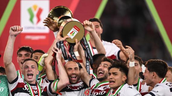Bologna in festa all'Olimpico, il Corriere della Sera in prima pagina: "La Coppa Italia è sua"