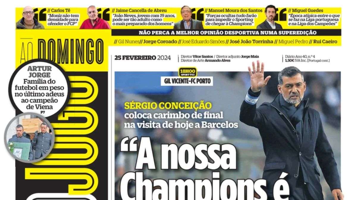 Le aperture portoghesi - Oggi in campo le big e il Porto vuole la rimonta