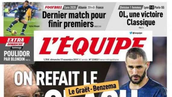 L'Equipe e il botta e risposta Le Graet-Benzema: "Si rifà lo scontro"