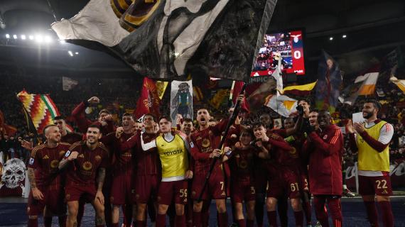 La Roma vince 2-0 contro la Lazio e si gode la sua serata: le migliori immagini del match