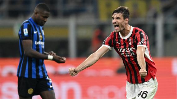 Il Milan sorprende l'Inter e salva il posto a Fonseca. Le migliori foto del derby