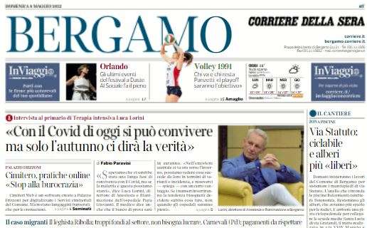 Corriere di Bergamo verso Spezia-Atalanta: "Europa in gioco, Zapata sta male"