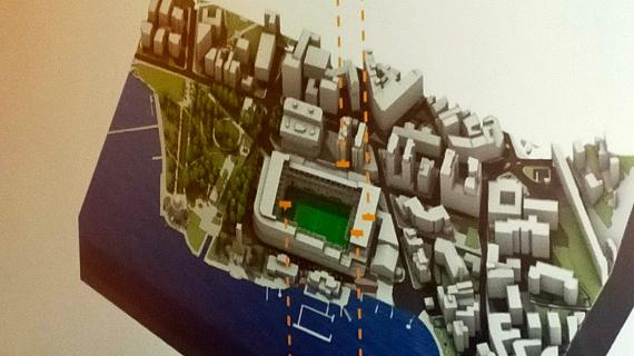 Como, presentato in Comune il progetto per il restyling dello stadio: le immagini