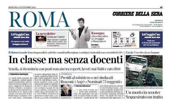 Corriere di Roma così stamattina: "Lazio, il problema delle false partenze"