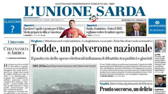 Il Cagliari ha un nuovo portiere, l’Unione Sarda: “Caprile pronto per il Milan” 