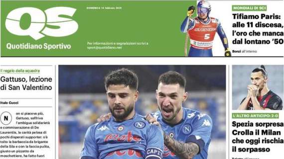 L'apertura del QS: "Innamorati da Scudetto"