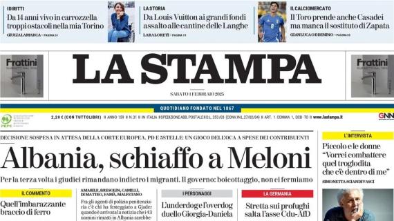 La Stampa: "Il Torino prende anche Casadei ma manca il sostituto di Zapata"