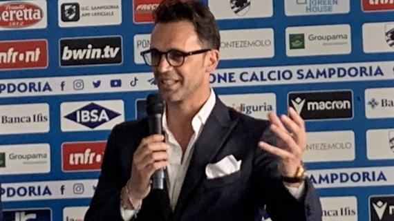 Sampdoria, Legrottaglie: "Sosteniamo con fiducia il progetto tecnico avviato con Pirlo"
