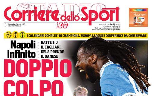 L'apertura del Corriere dello Sport sul Napoli tra Cagliari e Hojlund: "Doppio colpo"