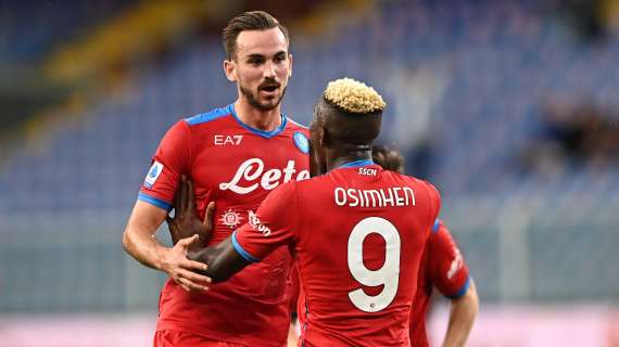 Osimhen show, ancora gol per il nigeriano: il Napoli è già sul 3-0 al 50' a Marassi