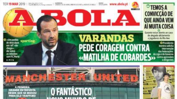 Portogallo, A Bola aspetta CR7: "I nuovi in attesa di Cristiano Ronaldo"