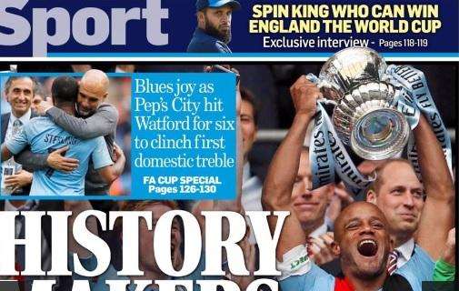City vince FA Cup, The Mail on Sunday: "History makers"