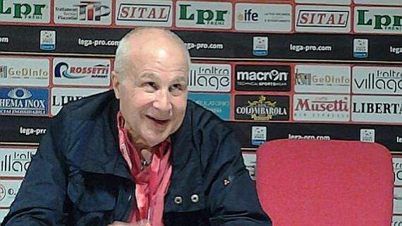 Piacenza, Gatti blinda Franzini: "Resta finché sarò alla guida del club"