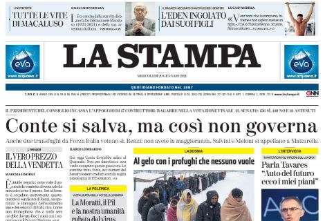 La Stampa su Juventus-Napoli: "Prima svolta"