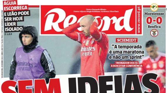 Le aperture portoghesi - Benfica senza idee: solo 0-0 col Moreirense, Schmidt non fa drammi