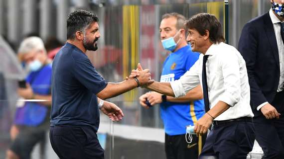 Quel tris di Conte contro Gattuso. L’ex Milan contro l’Inter cerca la prima
